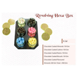 6 Jar Revolving Hexa Box